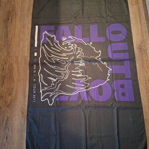 Fall Out Boy Black and Purple Tapestry
